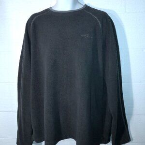 Eddie Bauer Men's Gray Fleece Logo Pullover Sweatshirt Sweater Size XL Tall